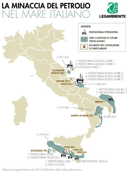 mappa petrolio 2016