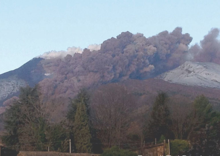 Etna, ricostruita la dinamica del flusso piroclastico