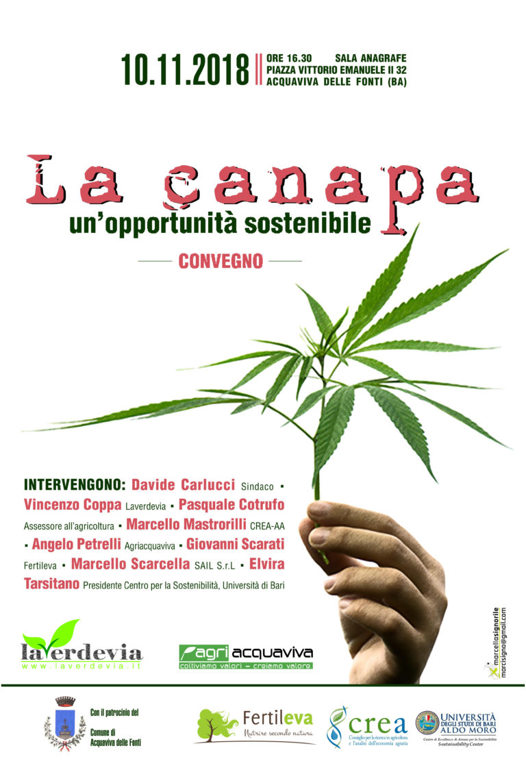 La canapa, un’opportunità sostenibile