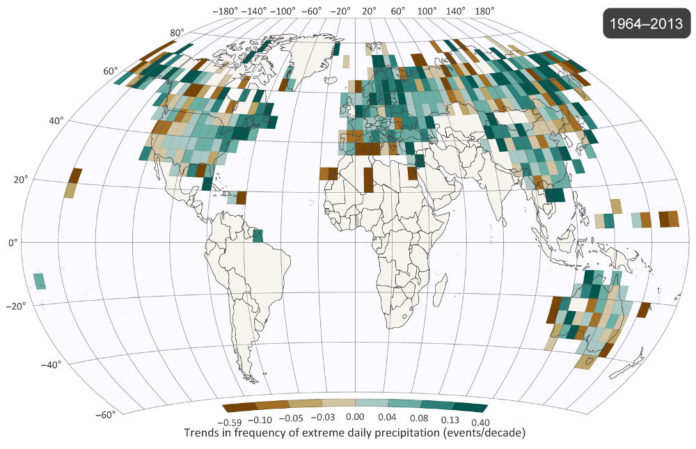 Mappa mondiale precipitazioni