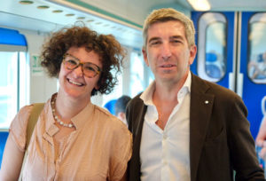 Elsa Sciancalepore con Vincenzo Coppa