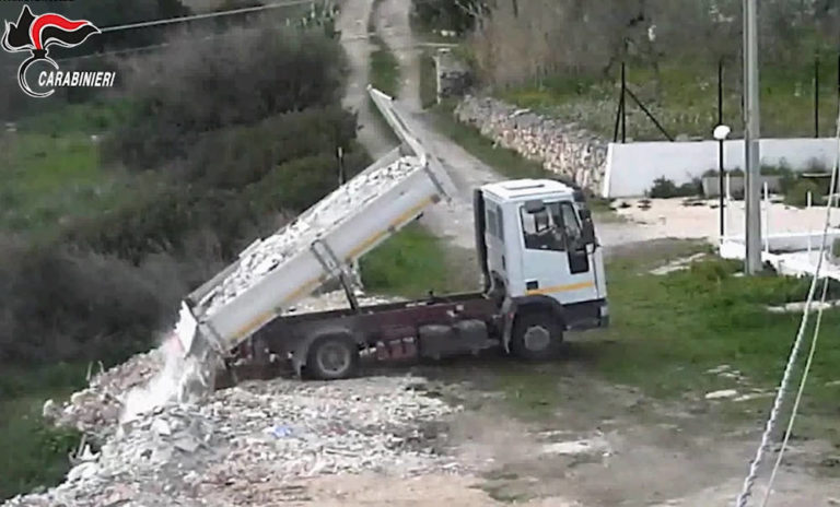 Traffico di rifiuti nel Parco del Gargano