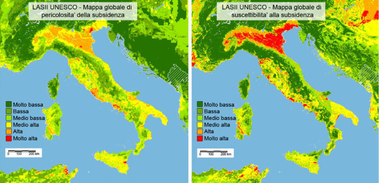 Sfruttare il sottosuolo causa subsidenza, le zone a rischio