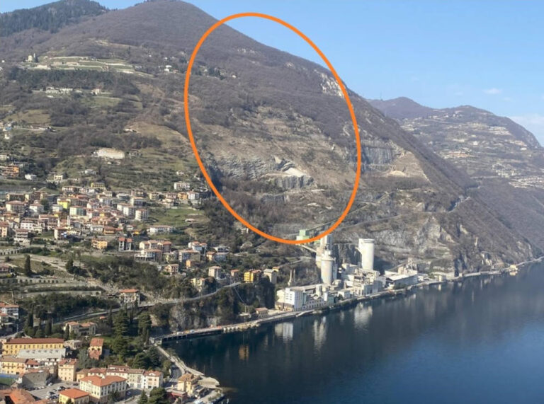 Il lago d’Iseo rischia una frana grande quanto un palazzo di 73 piani