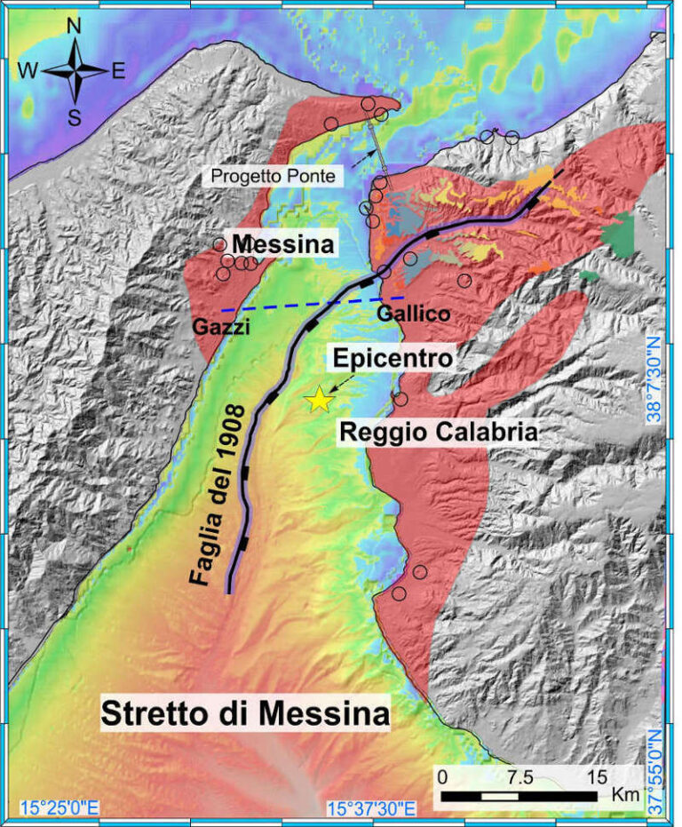 Scoperta la faglia che provocò il terremoto di Messina