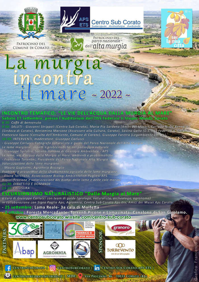 Conferenza La murgia incontra il mare